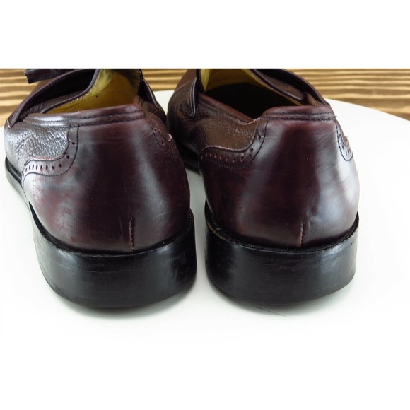 Vito Rufolo Shoes Sz 10 N‎ Almond Toe Purple Loafer Leather Men main image 6